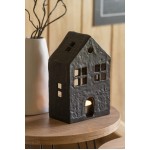 J-Line Kaarshouder Huis Aluminium Zwart 